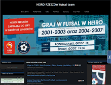Tablet Screenshot of futsal.heiro.pl